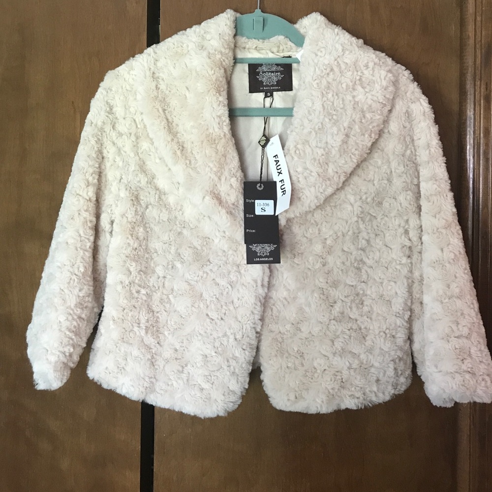 Faux fur jacket